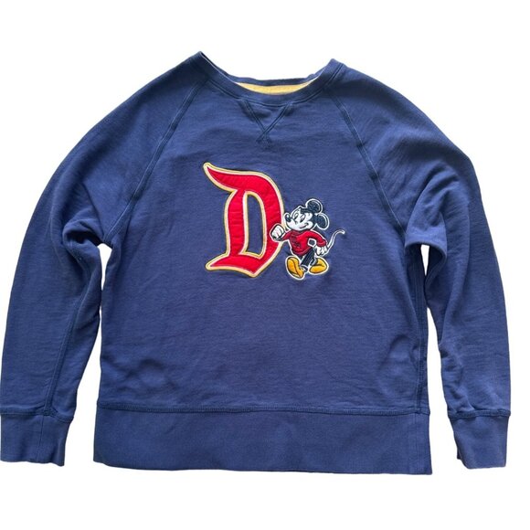 Disneyland embroidered Mickey Henley style sweatshirt in Medium - Picture 1 of 10